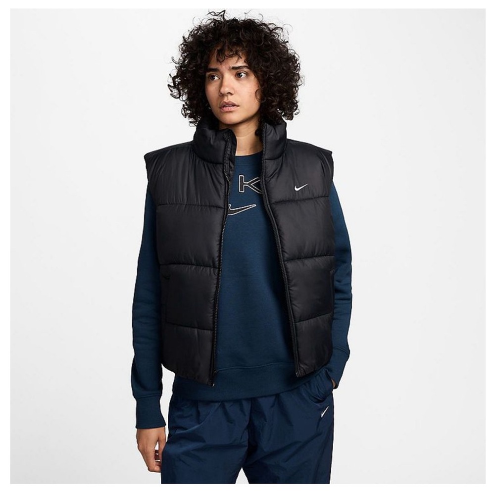 Nike Sportswear Classic Puffer Therma-FIT Loose Vest Black NWT size large